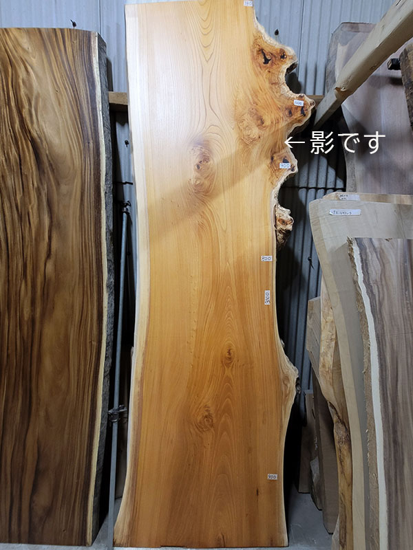 ケヤキ一枚板全体