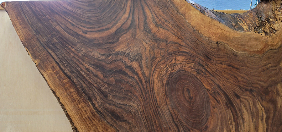 ウォルナット　縮杢