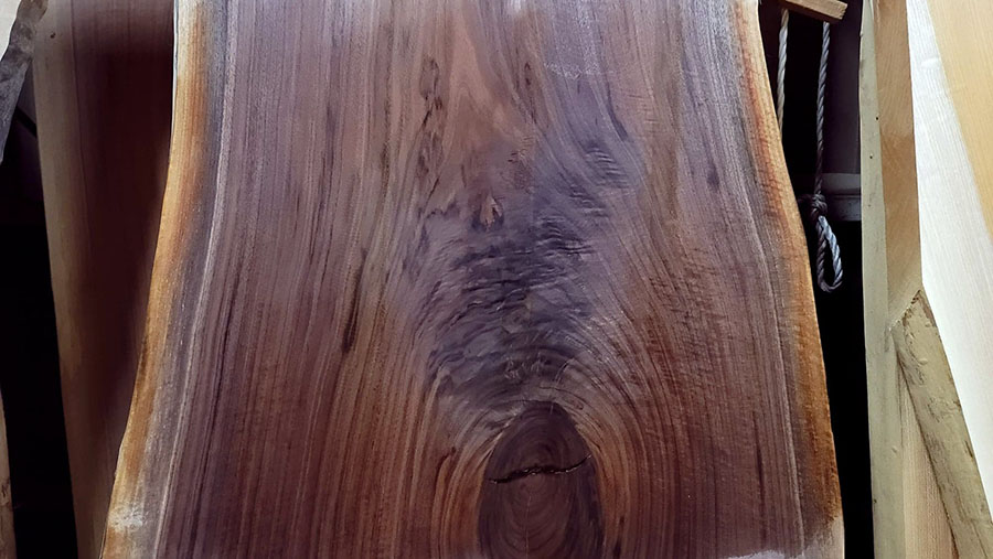 ウォルナットの杢