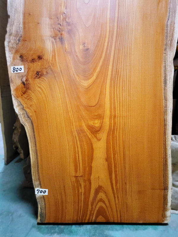 ケヤキ一枚板木目アップ