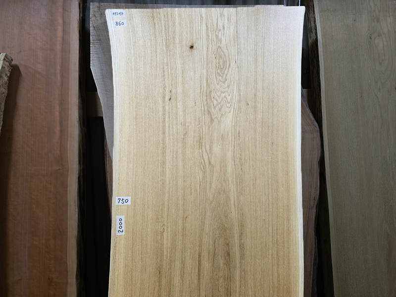 ナラ一枚板上部