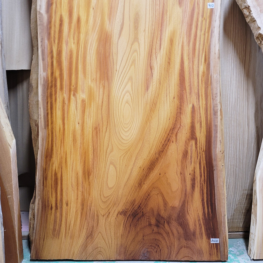 ケヤキ一枚板テーブル天板