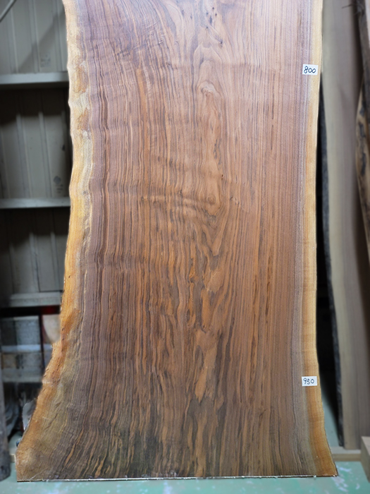 ブラックウォルナット一枚板下部